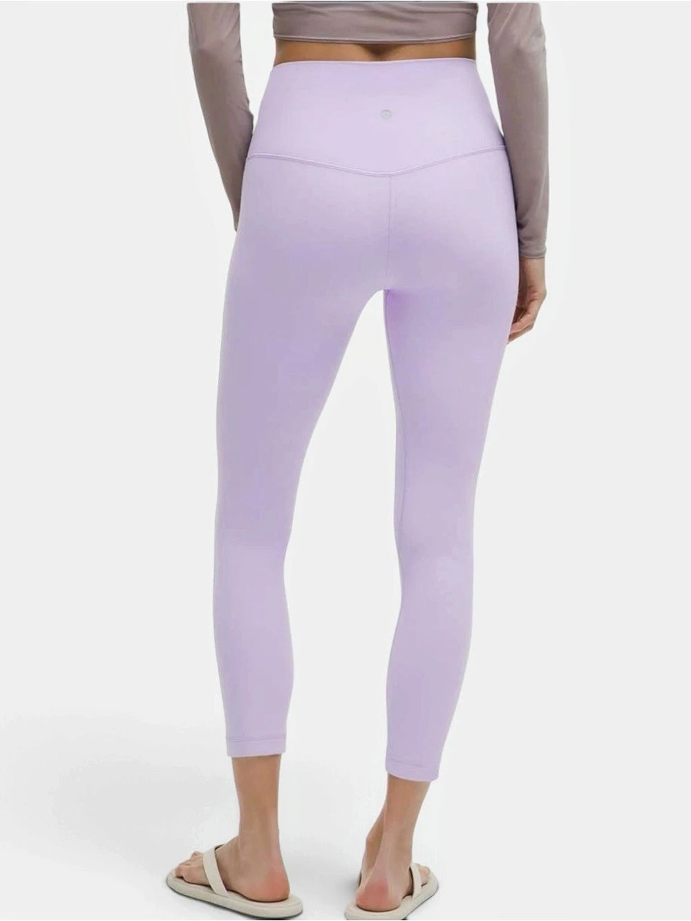 Lululemon Align Double Lined High Rise Leggings Lilac Ether 6